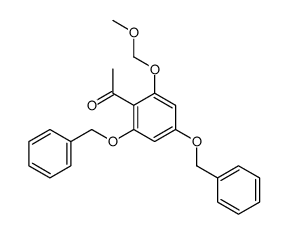 1-[2-(methoxymethoxy)-4,6-bis(phenylmethoxy)phenyl]ethanone Structure