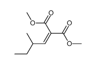 2-Methylbutyliden-malonsaeuredimethylester Structure