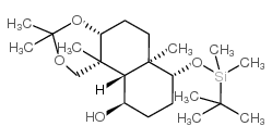 1H-NAPHTHO[2,1-D][1,3]DIOXIN-10-OL, 7-[[(1,1-DIMETHYLETHYL)DIMETHYLSILYL]OXY]DECAHYDRO-3,3,6A,10B-TETRAMETHYL-, (4AR,6AR,7R,10R,10AS,10BR)-REL- (9CI) structure