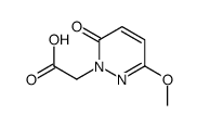 2-(3-methoxy-6-oxopyridazin-1-yl)acetic acid结构式