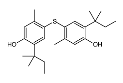 4-[4-hydroxy-2-methyl-5-(2-methylbutan-2-yl)phenyl]sulfanyl-5-methyl-2-(2-methylbutan-2-yl)phenol Structure