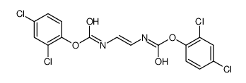 N,N'-Vinylenedicarbamic acid bis(2,4-dichlorophenyl) ester structure