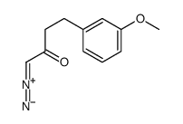 1-diazonio-4-(3-methoxyphenyl)but-1-en-2-olate结构式