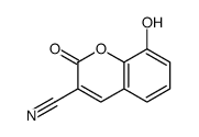 8-hydroxy-2-oxochromene-3-carbonitrile Structure