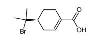 (S)-8-bromo-p-menthen-(1)-oic acid-(7) Structure