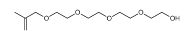 Tetraethylene Glycol Mono-2-methylallyl Ether结构式