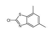 2-Chloro-5,7-dimethylbenzothiazole结构式