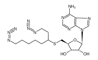 S-adenosyl-1,8-diazido-3-thiooctane Structure