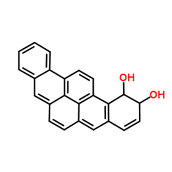 1,2-Dihydrobenzo[rst]pentaphene-1,2-diol结构式