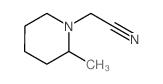 (2-Methylpiperidin-1-yl)acetonitrile结构式