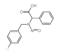 (1-(4-chlorobenzyl)-2-oxohydrazino)(phenyl)acetic acid structure