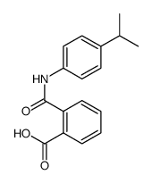 Benzoic acid, 2-[[[4-(1-methylethyl)phenyl]amino]carbonyl] Structure