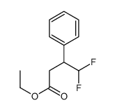 Ethyl 4,4-difluoro-3-phenylbutanoate结构式