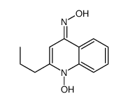 (NE)-N-(1-hydroxy-2-propylquinolin-4-ylidene)hydroxylamine结构式