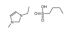 butane-1-sulfonate,1-ethyl-3-methyl-1,2-dihydroimidazol-1-ium Structure