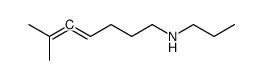 6-methyl-N-propylhepta-4,5-dien-1-amine Structure