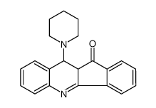 10-piperidin-1-yl-10,10a-dihydroindeno[1,2-b]quinolin-11-one Structure