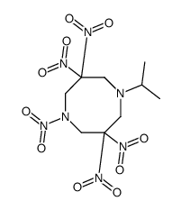 1,3,3,7,7-pentanitro-5-propan-2-yl-1,5-diazocane Structure