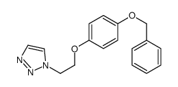 1-[2-(4-phenylmethoxyphenoxy)ethyl]triazole结构式