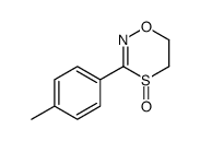 3-(4-methylphenyl)-5,6-dihydro-1,4,2-oxathiazine 4-oxide结构式