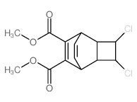 dimethyl 3,4-dichlorotricyclo[4.2.2.0~2,5~]deca-7,9-diene-7,8-dicarboxylate Structure