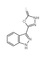 5-(1H-indazol-3-yl)-3H-1,3,4-oxadiazole-2-thione Structure