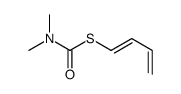 S-buta-1,3-dienyl N,N-dimethylcarbamothioate Structure