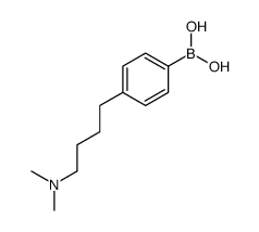 4-(4-(dimethylamino)butyl)phenylboronic acid structure