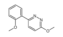 3-Methoxy-6-(2-methoxyphenyl)pyridazine Structure