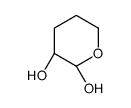 (2R,3R)-oxane-2,3-diol结构式