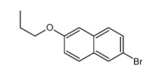 2-bromo-6-propoxynaphthalene Structure