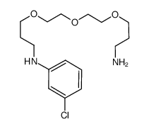 N-(3-{2-[2-(3-aminopropoxy)ethoxy]ethoxy}propyl)-3-chlorobenzeneamine Structure