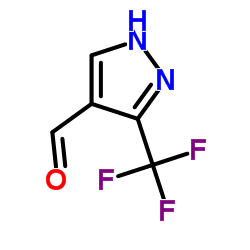 3-(Trifluoromethyl)-1H-pyrazole-4-carbaldehyde Structure