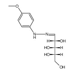 L-arabinose-(4-methoxy-phenylhydrazone) Structure