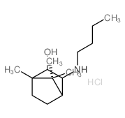 Bicyclo[2.2.1]heptan-2-ol,3-(butylamino)-1,7,7-trimethyl-, hydrochloride (1:1) structure