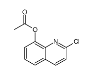 8-acetoxy-2-chloroquinoline Structure