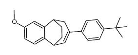 7-(4-(tert-butyl)phenyl)-3-methoxy-6,9-dihydro-5H-5,9-ethanobenzo[7]annulene Structure