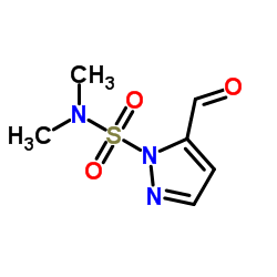 5-Formyl-N,N-dimethyl-1H-pyrazole-1-sulfonamide Structure