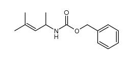 benzyl 4-methylpent-3-en-2-ylcarbamate结构式