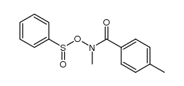 N-methyl-O-phenylsulphinyl-4-toluohydroxamic acid Structure