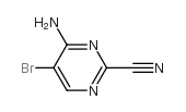 4-Amino-5-bromopyrimidine-2-carbonitrile structure