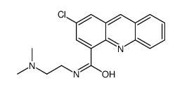 2-chloro-N-[2-(dimethylamino)ethyl]acridine-4-carboxamide结构式