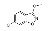 6-chloro-3-methoxy-benzo[d]isoxazole Structure