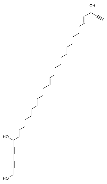 tritriaconta-17,29-dien-2,4,32-triyne-1,6,31-triol Structure