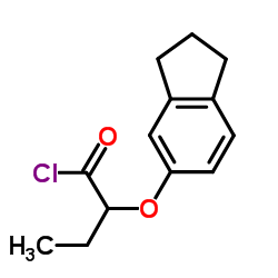 2-(2,3-Dihydro-1H-inden-5-yloxy)butanoyl chloride picture