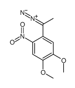 1-(1-diazoethyl)-4,5-dimethoxy-2-nitrobenzene Structure