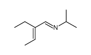 (E)-N-(2-Ethyl-2-butenylidene)isopropylamine结构式