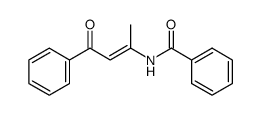 1-phenyl-3-benzoylamino-2-buten-1-one结构式