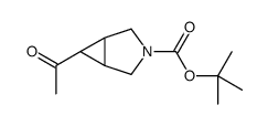 顺式-6-乙基-3-氮杂双环[3.1.0]己烷-3-羧酸叔丁酯结构式