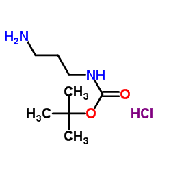 n-boc-1,3-diaminopropane hydrochloride Structure